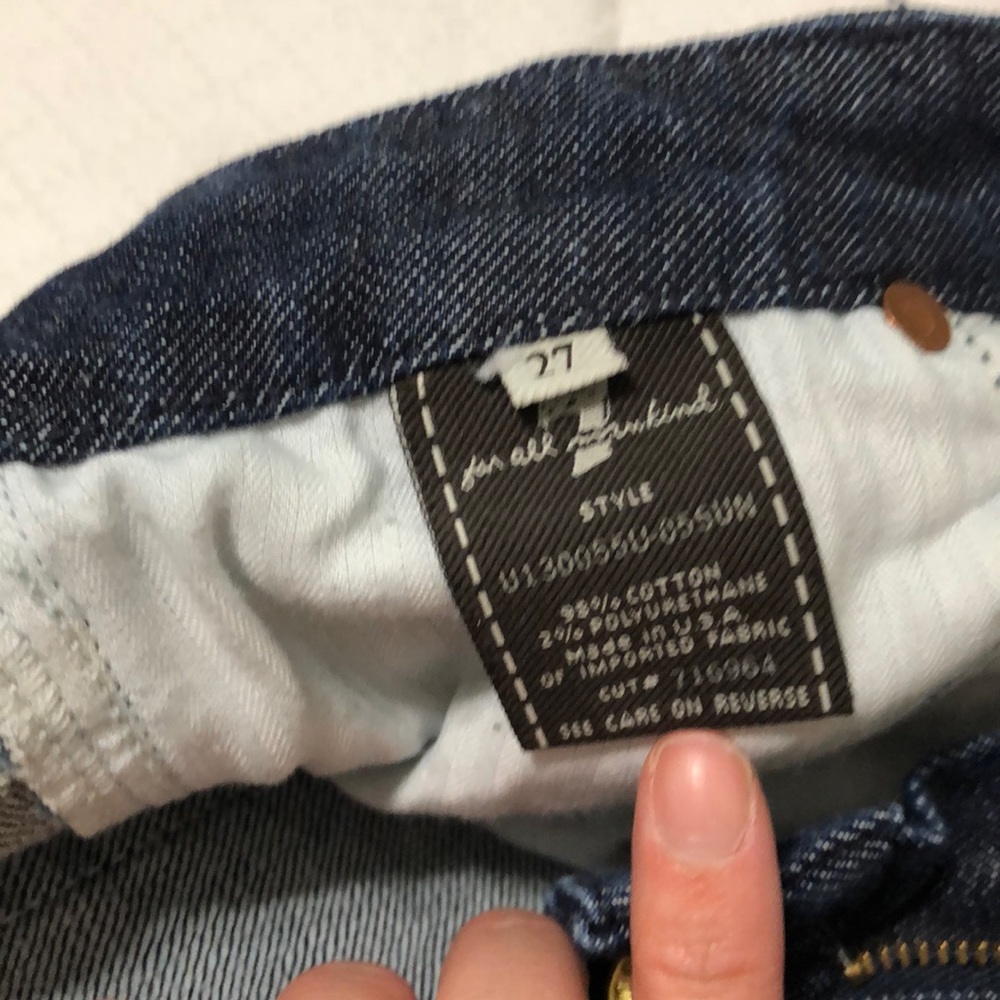 7 For All Man Kind “A” Pocket jeans - Picture 5 of 7